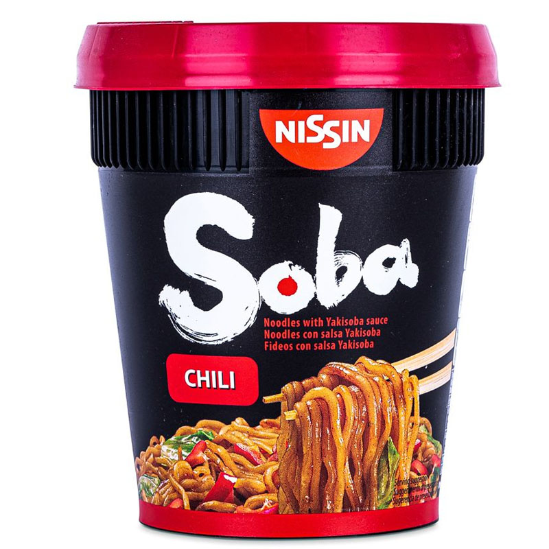 Nissin Soba Cup Chili cup noodle 92g